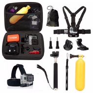 10 IN 1 Go Pro Accessories Set for GoPro Hero 10 8 9 7 6 5 4 Session 3+ 3 Xiaomi Yi Insta360 One R X
