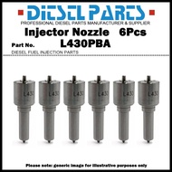 6Pcs Diesel Fuel Injector Nozzle Tips L430PBA for Caterpillar CAT C7.1 320D2 / 320D2 GC