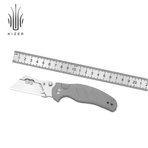 Kizer EDC Folding Pocket Knife C01C Uti 1 V3488.29JSA1/V3488.29JSA2/V3488.29JSA3 G10 Handle Tools Cr