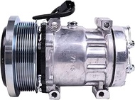 FridayParts SD7H15 A/C Compressor 320-1291 3201291 Compatible for Caterpillar CAT Excavator M314F M3
