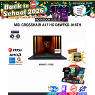 [ผ่อน 0% 10 ด.]MSI CROSSHAIR A17 HX D8WFKG-016TH /Ryzen7 8840HX/ประกัน 2 Years