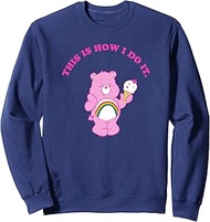 Cheer Bear How I Do It Ice Cream Quote Sweatshirt