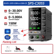 Adjustable DC Bench Power Supply KUAIOU 160V 2A Variable Power Supply with USB 5V 2A OCP OVP Output