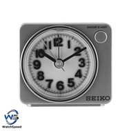 Seiko Beep Alarm Bedside Travel Clock Snooze Light QHE100S