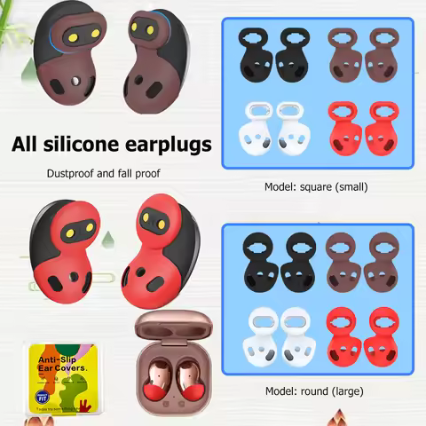 Soft Silicone Ear Tips for Samsung Galaxy Buds Live Wireless Earphone Buds Earbuds Cover Caps Access