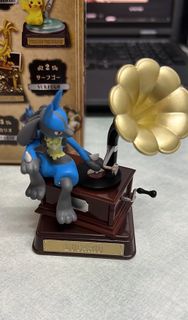 Pokemon Vintage Collection type: steel 盲盒 路卡利歐留聲機模型