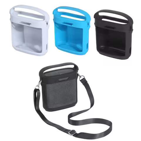 For BOSE Sound Link Color 2 Speaker Newest Portable Silicone Case Cover With Strap Carabiner for BOS
