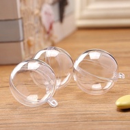 Clear Plastic Craft Ball Acrylic Sphere Bauble Wedding Candy Flower Box Valentine's Day Gift Packagi
