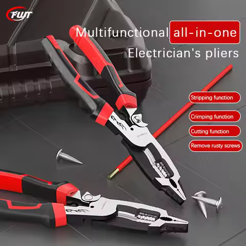 Wire Stripper Multi-function Wire Puller Universal Pliers Needle Nose Pliers Electrical Tools for Co