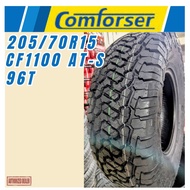 COMFORSER & JK 205/70R15 CF1100 AT-S & RANGER A/T ALL TERRAIN TIRES BRAND NEW TUBELESS