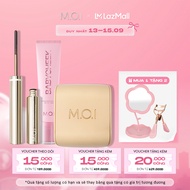 Combo no-makeup chơi thể thao Phấn nước M.O.I Baby Skin Cushion Má hồng sữa Baby Cheek và Mascara