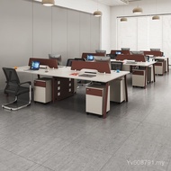 Staff 6-Piece Desk Chair 4-Card Slot/Person Combination Creative Work Slot Four-Person Six-Person Of