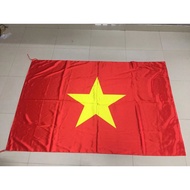 PARTY FLAG, YELLOW STAR 60×90 CM, 1M ×1.5M
