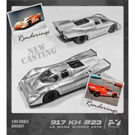 Finclasscially Porsche Porsche Porsche Martini 917kh Le Man 64 Alloy Car Model