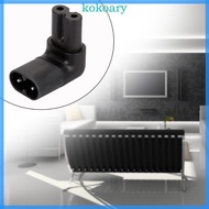 KOK IEC320 C7 to C8 90 Degree UP and Down Angled IEC C8 to C7 Figure 8 AC Power Adapter Male Female 