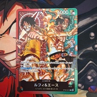 One Piece Card Game Luffy & Ace Leader Card