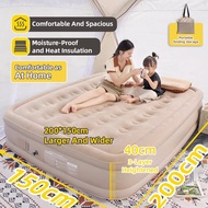 Original Automatic Inflatable Bed Cushion Single Double Mattress Built-in Air Pump Inflatable Mattress Family Outdoor Camping Foldable PVC Sleeping Mat Bed