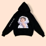 916. ADLV Acme De La Vie Black Hoodie - Astronaut Size 1 Authentic