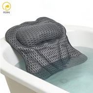 Bathtub Pillow with 6 Strong Suction Cups Comfort