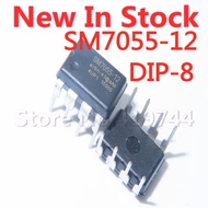 5 Buah/Lot SM7055 SM7055-12 DIP-8 Chip Manajemen Daya Kompor Induksi Tersedia IC Asli Baru