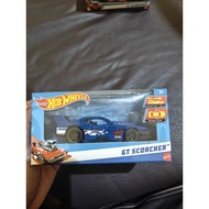 Hot Wheels Pull Back GT SCORCHER biru 1:43