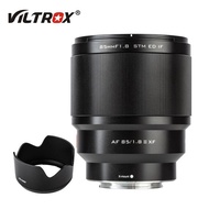 YQ8 VILTROX 85mm F1.8 II Lens Mark for Fuji Large Aperture AF Canon for Sony FE 85mm  F/1.8 Nikon Z Mount Camera