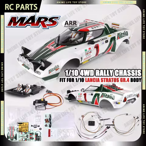 Killerbody 1/10 RC Rally Car Shell Official Licensed Lancia Stratos GR4 RC Body Clear / Painted Shel