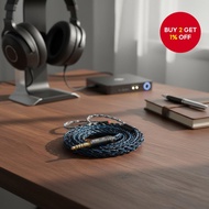 The KBEAR ST12 8 Core 4N OFC Silver-Plated MMCX/2PIN/QDC IEM Replacement Cable is designed for In-Ea