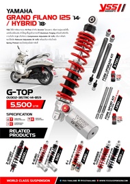 Yss suspension for Grandfilano/YSS โช๊ค G-TOP Z-SPORT K-EURO K-1 E-Series สำหรับ YAMAHA GRAND FILANO