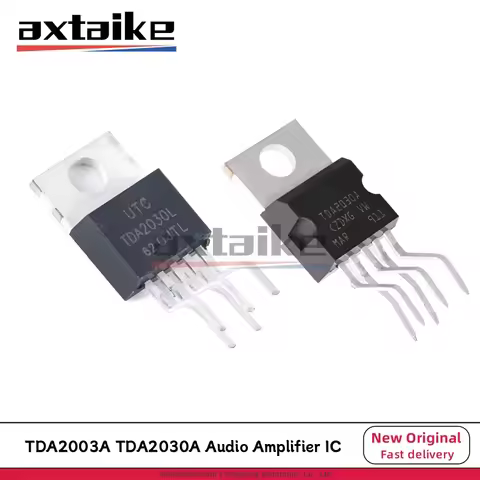 10PCS TDA2003A TDA2030A TO-220-5 TDA2003L TDA2030L TDA2003 TDA2030 DIP 10W 14W Car Radio HI-FI Audio