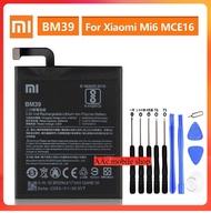 แบตเตอรี่ Xiaomi Mi 6 Mi6 MCE16 BM39 ของแท้แบตเตอรี่ 3350mAh