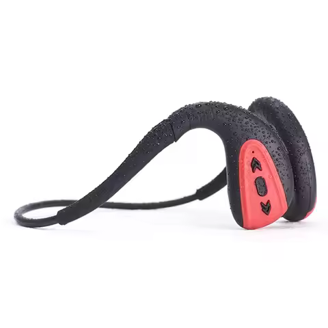 Q1 Bone Conduction Headphone Built-in Memory 8G IPX8 Waterproof MP3 Music Player Swimming Diving Ear