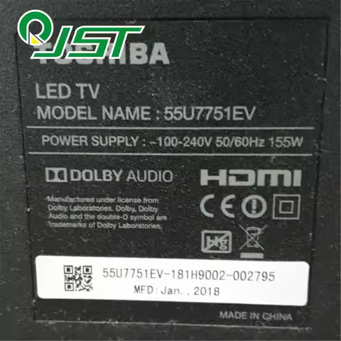 100% New 12pcs/Kit LED Strips for TOSHIBA 55 TV 55U7751EV