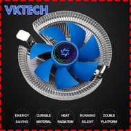 [Vktech] CPU Cooler for LGA 775/1150 1151 3 Pin 1800RPM Fan Cooling Silent Radiator