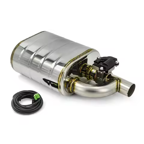 Universal 51/63/70/76mm Exhaust Muffler Electric Muffler Valve Exhaust Valve Cutout Valve