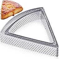 3 Pcs Stainless Steel Triangle Shape Cookie Cutter,Fan-Shaped Biscuit Mold Geometric Triangle Scone 