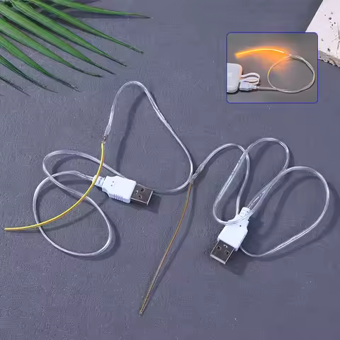 1PCS Lamp Parts Diode LED Filament Flexible DC 5V USB LED 360° Luminous Bendable Creative Bulb