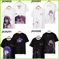 PS2 Oshi no Ko Anime T-Shirt - Ai Hoshino Ruby Design - Short Sleeve Plus Size
