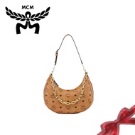 MCM-Classic Chain Bag-Underarm Bag BL Shoulder Bag-Crescent Bag
