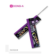 GOLD 2B DONG-A XQ-GOLD-2B Mechanical Pencil Lead 0.5mm 2B Pencil Lead (Pack Of 2 Tubes Model 24)