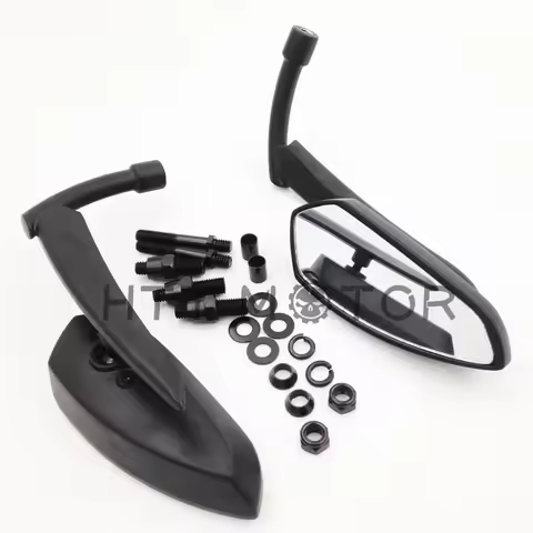 Motorcycle Spear Blade Mirrors for Harley Davidson Yamaha Suzuki Savage Intruder Volusia Boulevard G