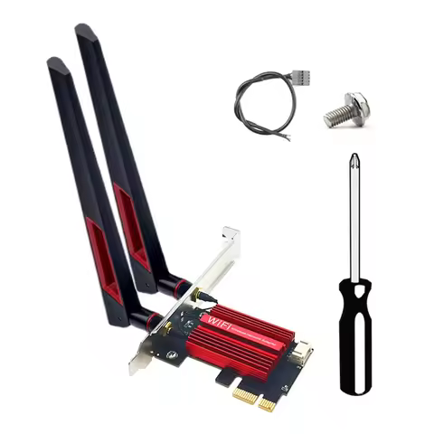 Well Made-MT7925 Wifi 7 PCI-E Adapter Card 5374Mbps Tri Band 2.4G/5G/6Ghz BT5.3 Desktop Wireless Net