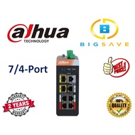 DAHUA PFS4207-4GT-DP 7 PORT GIGABIT L2 INDUSTRIAL SWITCH (MANAGED)