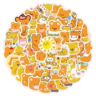 100/90PCS Cute Korean Bear Girl Series Ins Cartoon Character Stickers For Stationery Luggage Note Books Decal