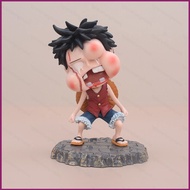 YT4 One Piece Luffy Action Figure Beaten  Face Model Dolls Toys For Kids Home Decor Ornament Kids Gi