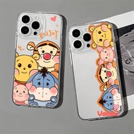 Winnie The Pooh Piglet Phone Case For Samsung Galaxy S25 Ultra S25+ S24 FE 5G C55 A82 5G A81 M60S No