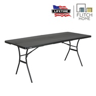 Lifetime 6 FT Fold in Half Table  - Black