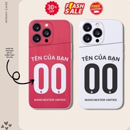 MU football club iphone case printed on demand 6/6splus/7/7plus/8/8plus/x/xs/11/12/13/14/pro/plus/pr