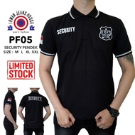 KAOS SECURITY BORDIR , BAJU KERAH SECURITY / SATPAM PRIA , KAOS KERAH SECURITI