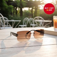 Frameless Square UV400 Sunglasses for Women